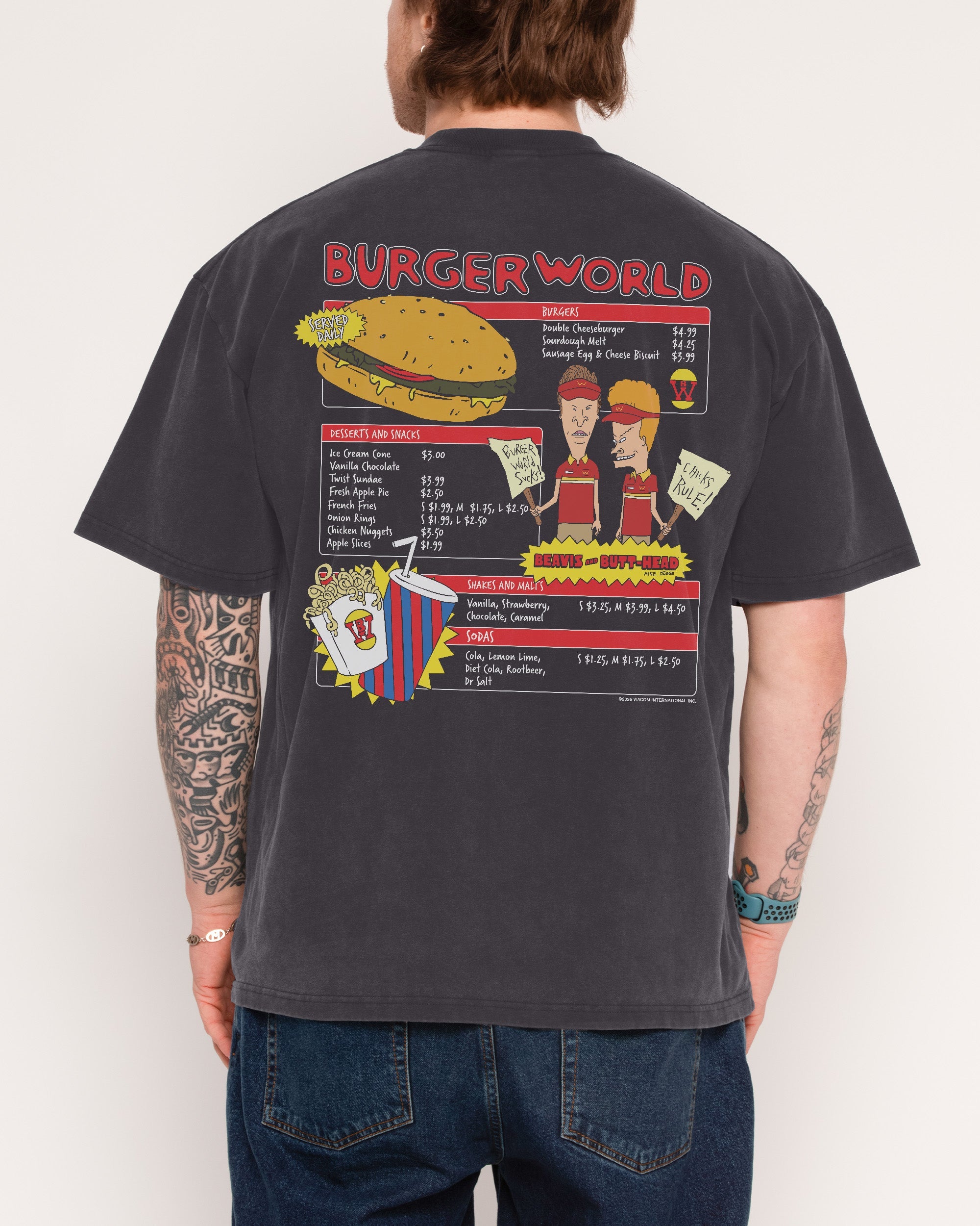 Burger World Oversized Tee