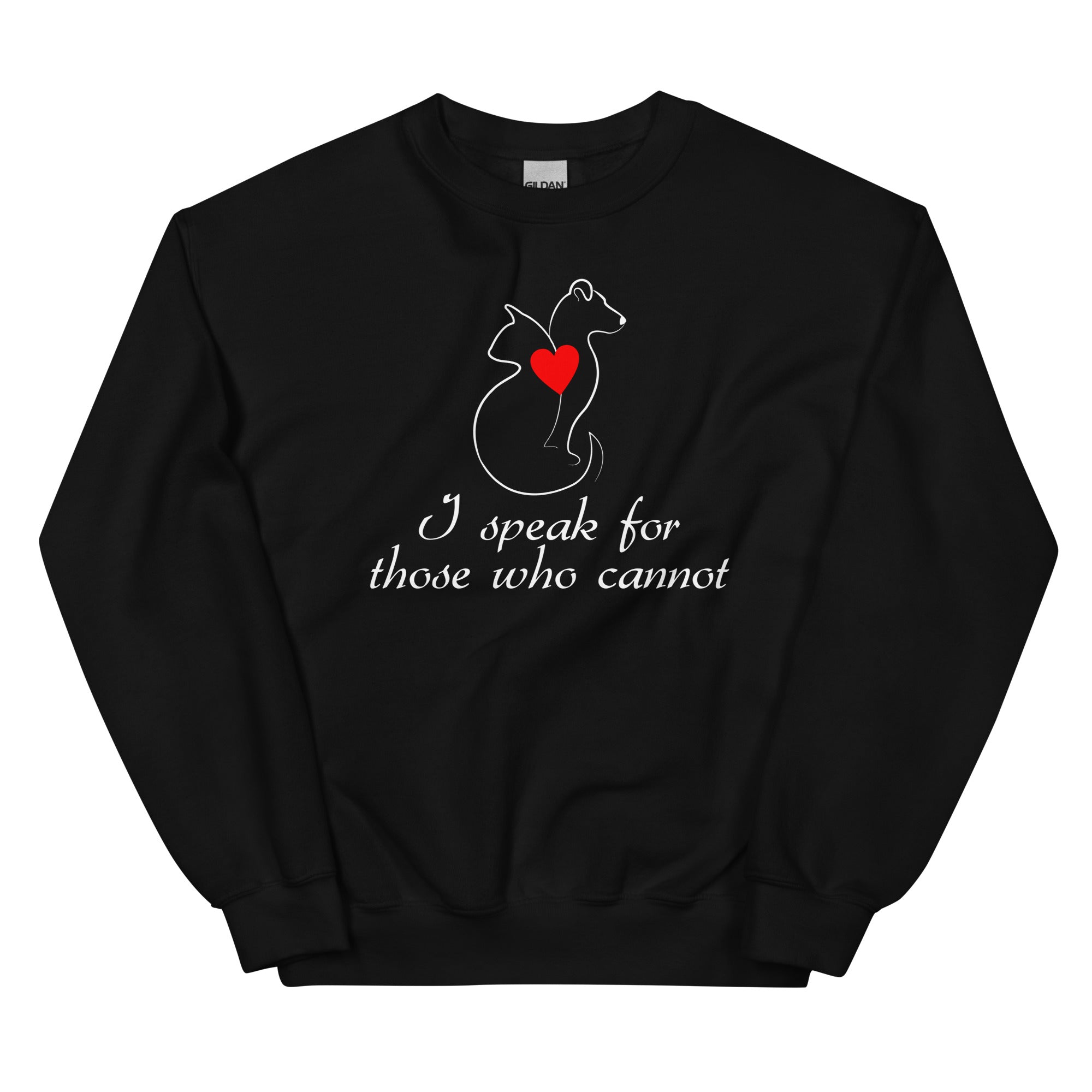 I speak for those who cannot Crewneck Sweatshirt