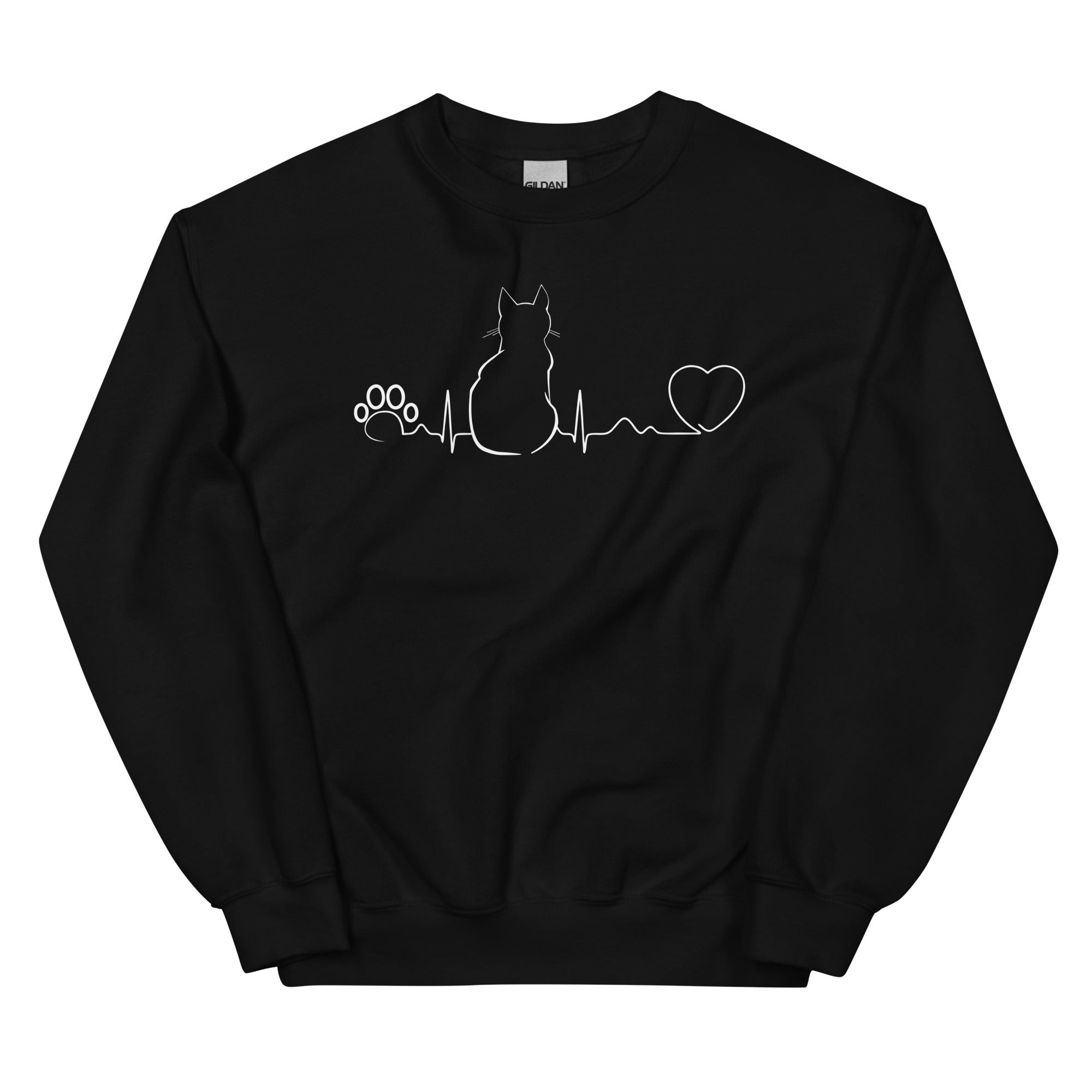 Cat Pulse Unisex Crewneck Sweatshirt