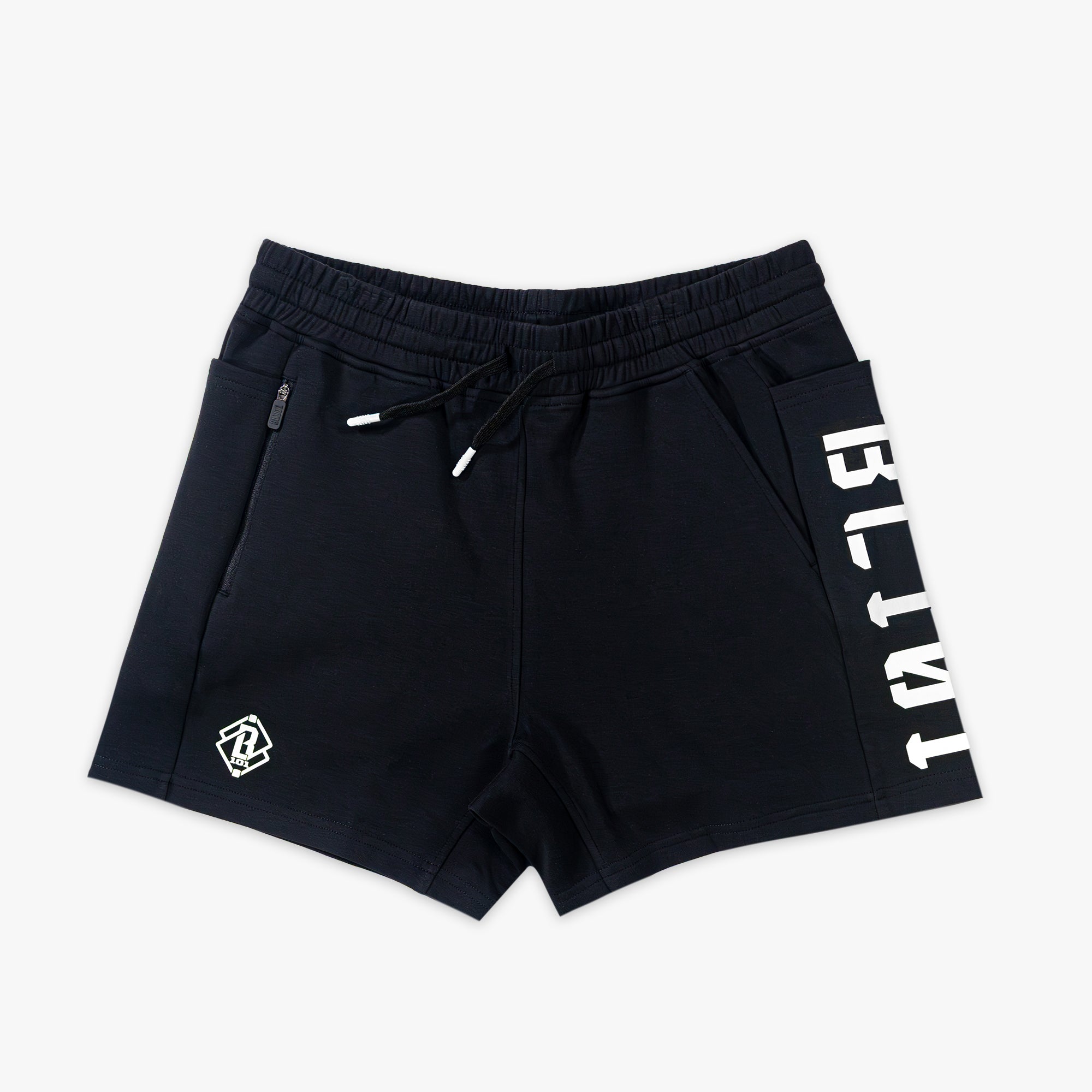 Diamond Relaxed Fit Youth Sweatshorts - Black/White
