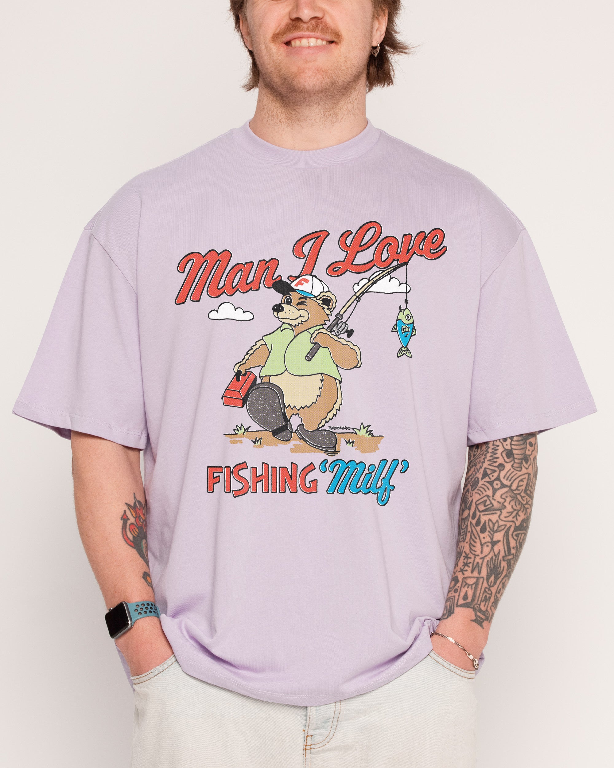 MILF Fishing Oversized Tee