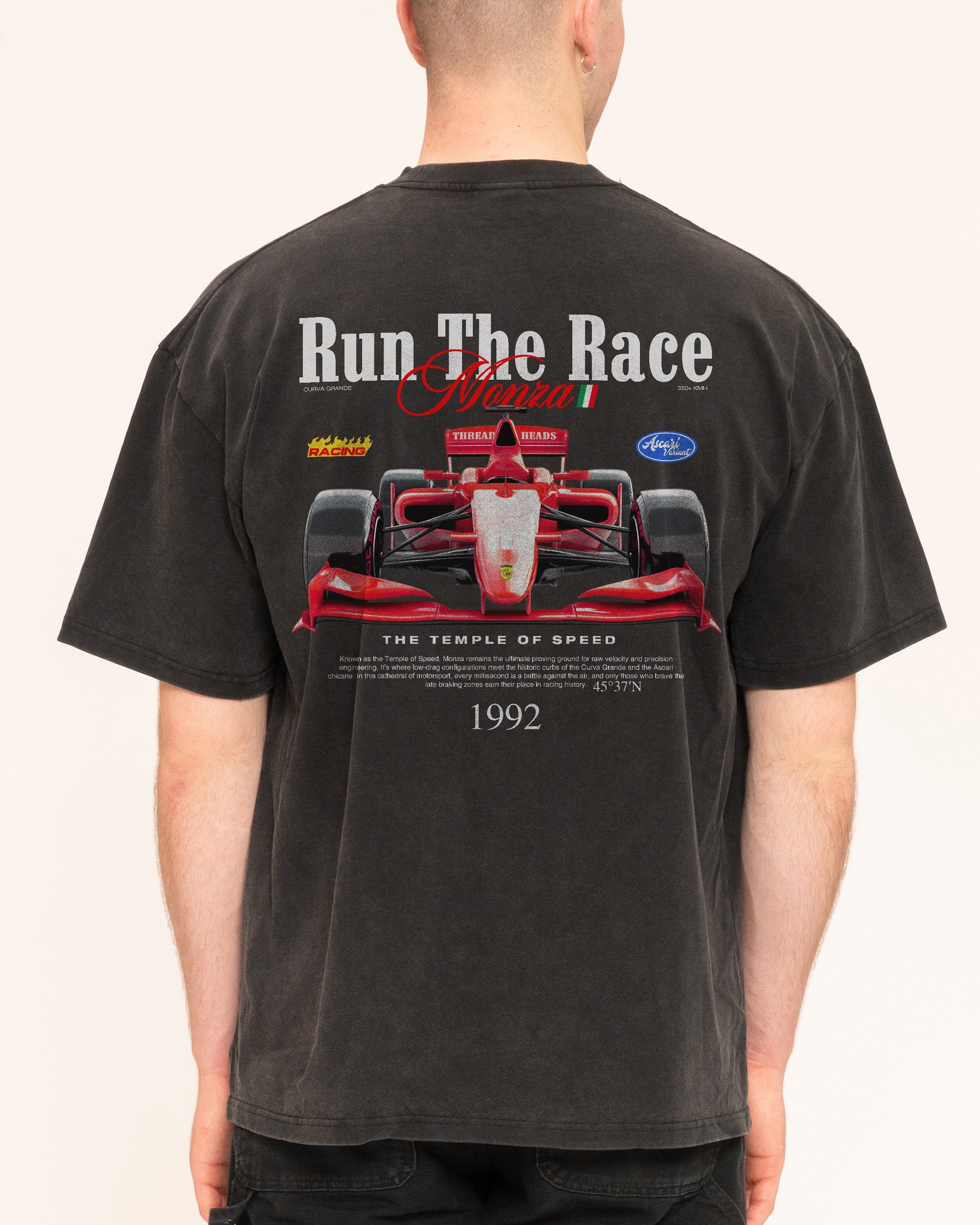 Run the Race Oversized Tee